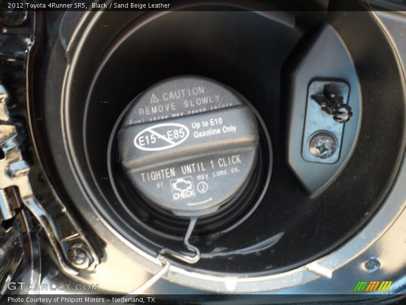 Black / Sand Beige Leather 2012 Toyota 4Runner SR5