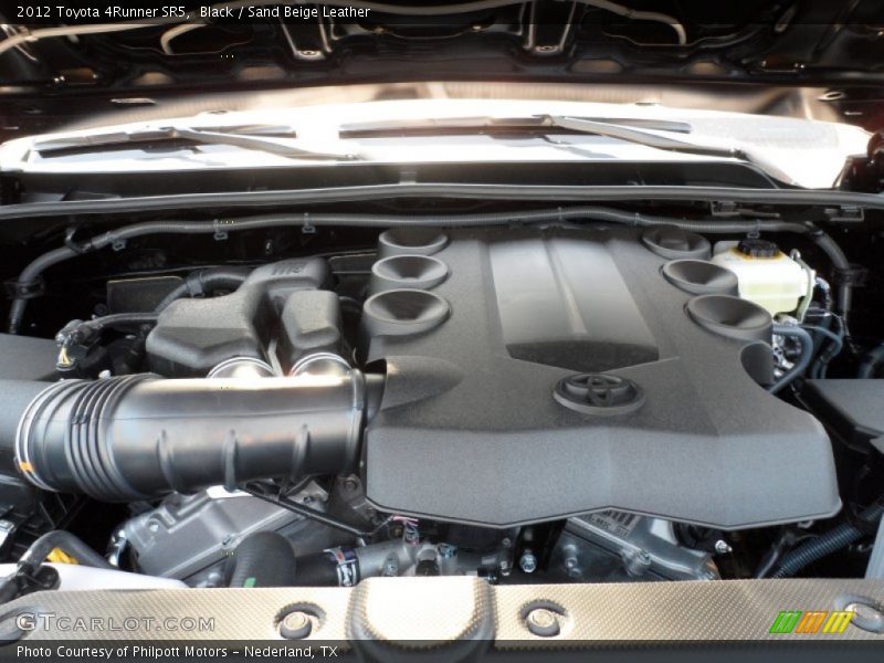 Black / Sand Beige Leather 2012 Toyota 4Runner SR5