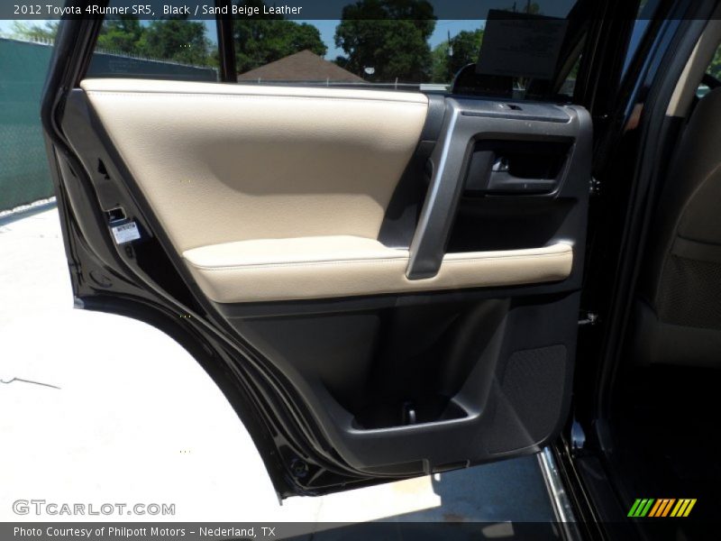 Black / Sand Beige Leather 2012 Toyota 4Runner SR5