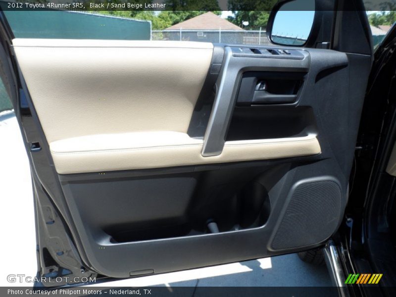 Black / Sand Beige Leather 2012 Toyota 4Runner SR5