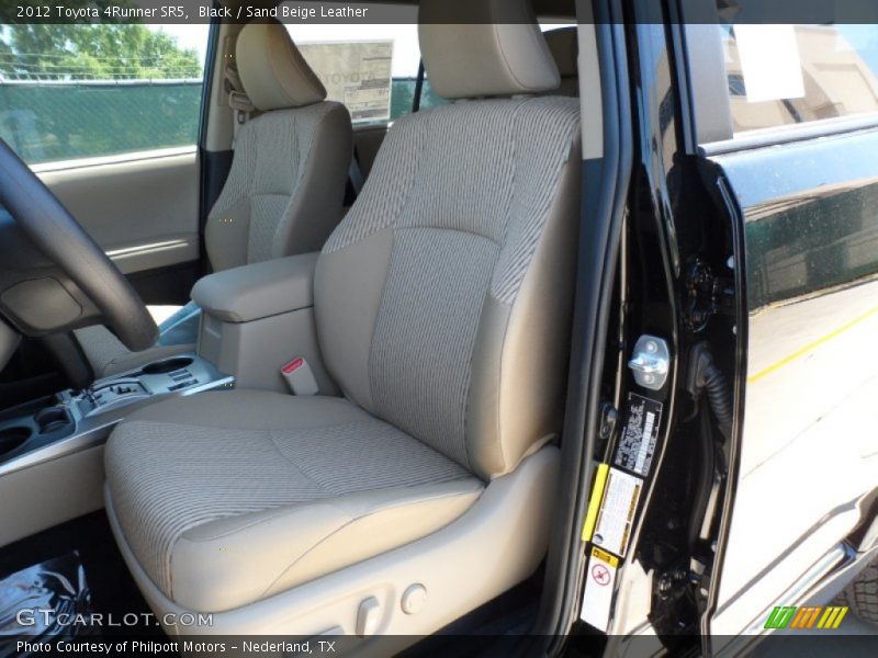 Black / Sand Beige Leather 2012 Toyota 4Runner SR5