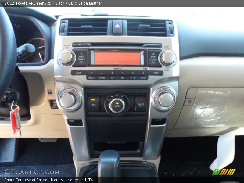 Black / Sand Beige Leather 2012 Toyota 4Runner SR5