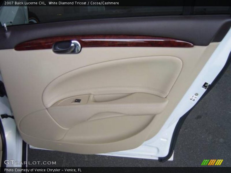 White Diamond Tricoat / Cocoa/Cashmere 2007 Buick Lucerne CXL