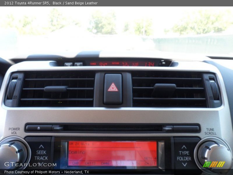 Black / Sand Beige Leather 2012 Toyota 4Runner SR5