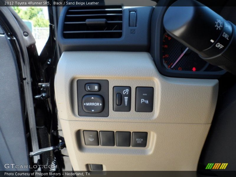 Black / Sand Beige Leather 2012 Toyota 4Runner SR5