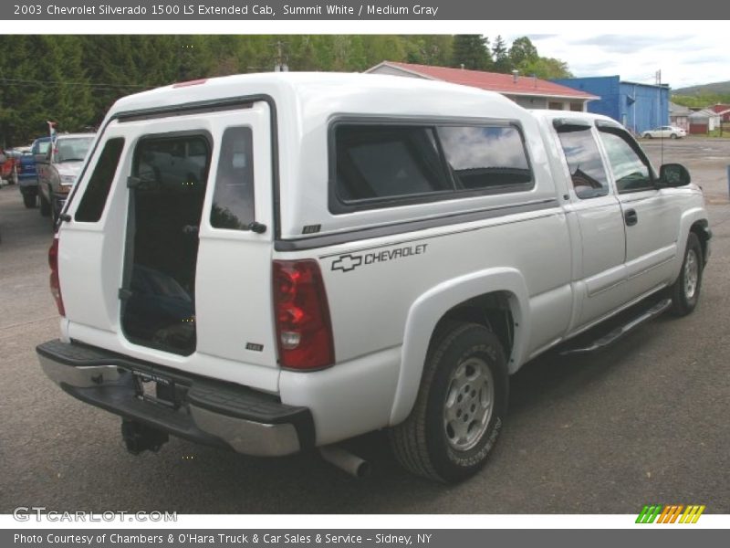 Summit White / Medium Gray 2003 Chevrolet Silverado 1500 LS Extended Cab