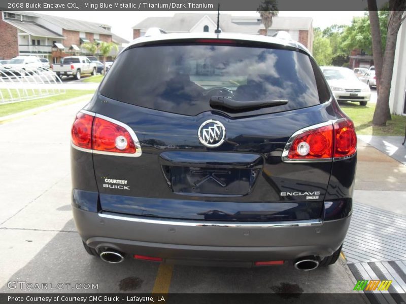 Ming Blue Metallic / Titanium/Dark Titanium 2008 Buick Enclave CXL
