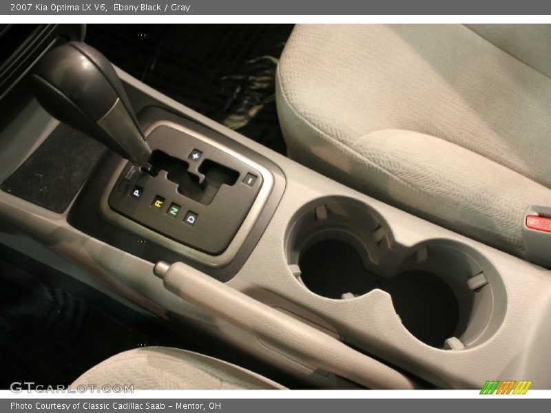 Ebony Black / Gray 2007 Kia Optima LX V6