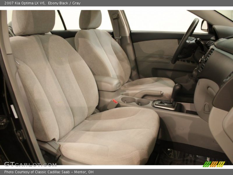 Ebony Black / Gray 2007 Kia Optima LX V6