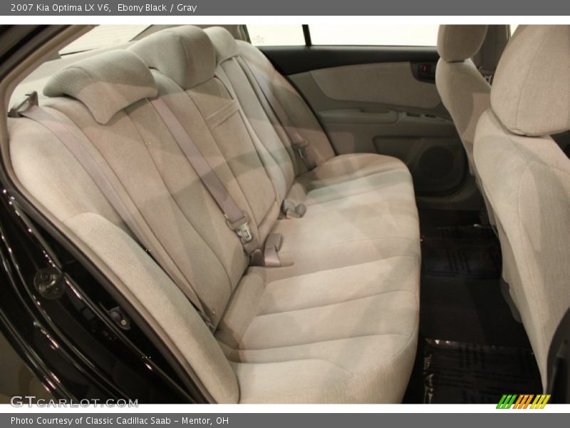 Ebony Black / Gray 2007 Kia Optima LX V6