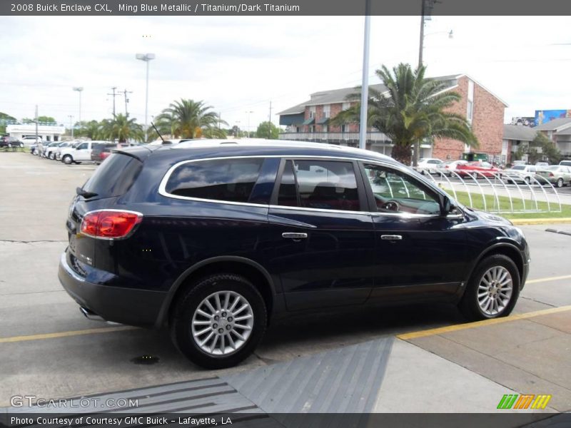 Ming Blue Metallic / Titanium/Dark Titanium 2008 Buick Enclave CXL