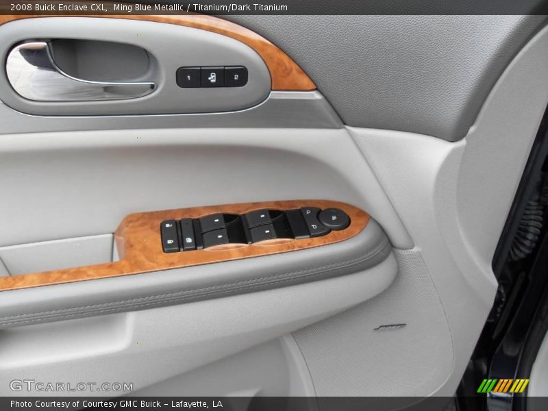 Ming Blue Metallic / Titanium/Dark Titanium 2008 Buick Enclave CXL