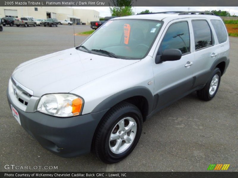 Platinum Metallic / Dark Flint Gray 2005 Mazda Tribute i