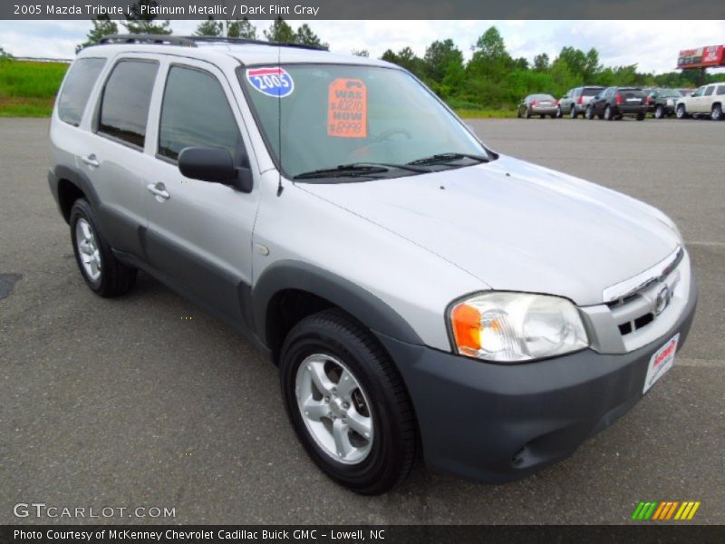 Platinum Metallic / Dark Flint Gray 2005 Mazda Tribute i