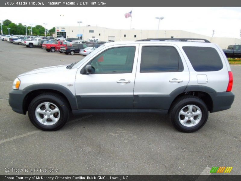 Platinum Metallic / Dark Flint Gray 2005 Mazda Tribute i