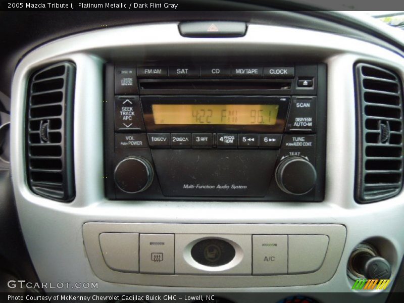 Platinum Metallic / Dark Flint Gray 2005 Mazda Tribute i