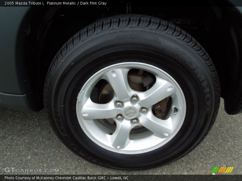 Platinum Metallic / Dark Flint Gray 2005 Mazda Tribute i