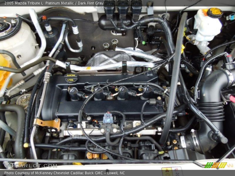 Platinum Metallic / Dark Flint Gray 2005 Mazda Tribute i