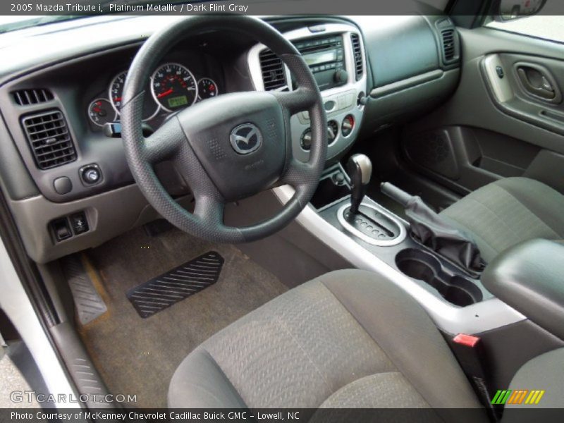 Platinum Metallic / Dark Flint Gray 2005 Mazda Tribute i