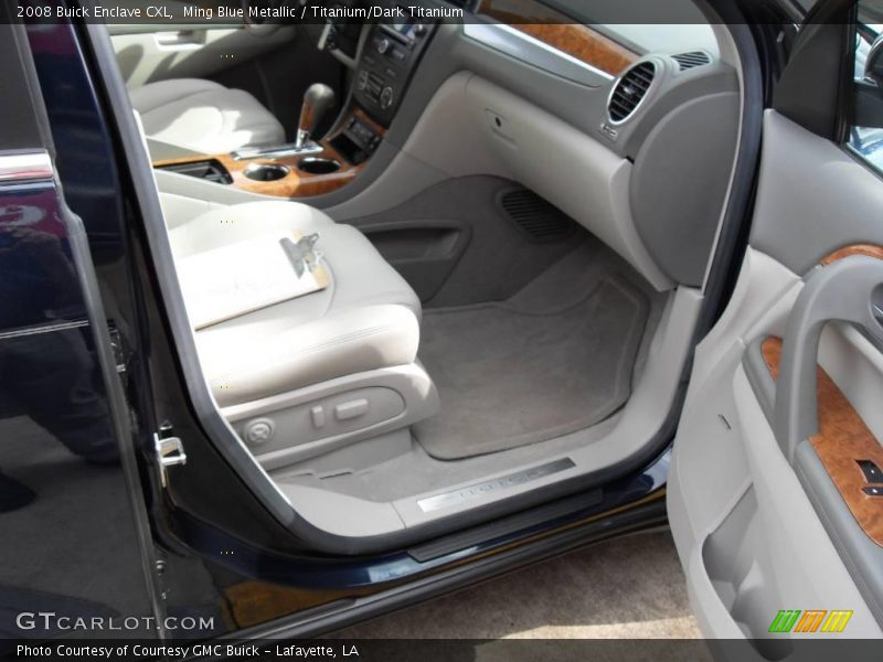 Ming Blue Metallic / Titanium/Dark Titanium 2008 Buick Enclave CXL