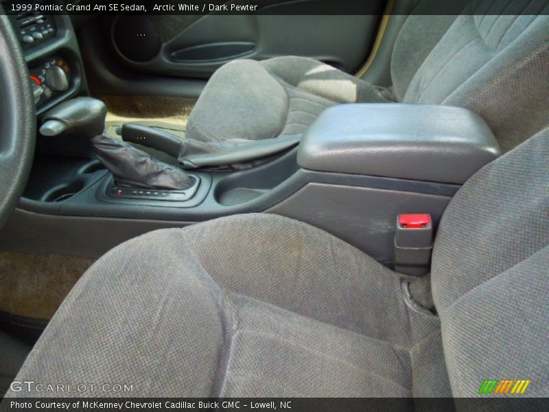 Arctic White / Dark Pewter 1999 Pontiac Grand Am SE Sedan