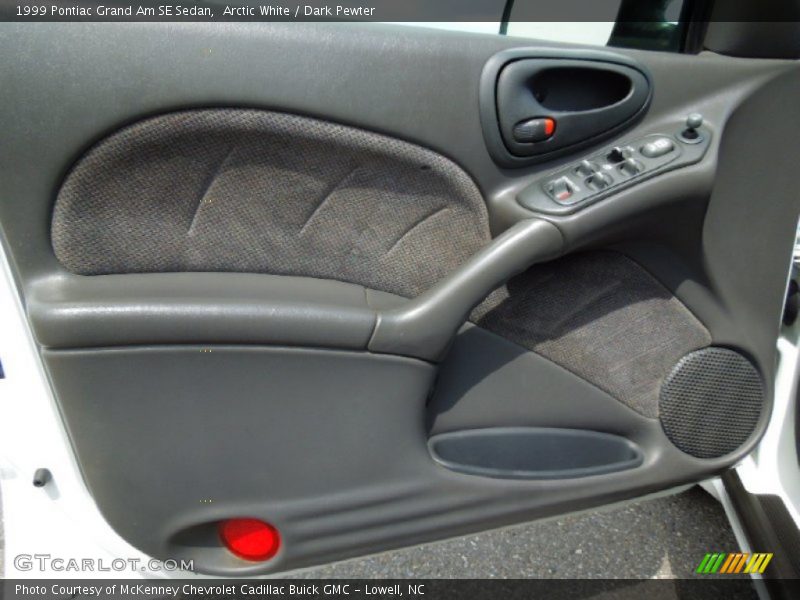 Arctic White / Dark Pewter 1999 Pontiac Grand Am SE Sedan