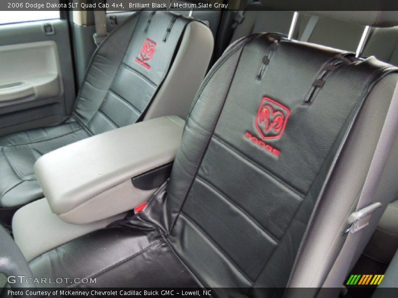 Brilliant Black / Medium Slate Gray 2006 Dodge Dakota SLT Quad Cab 4x4