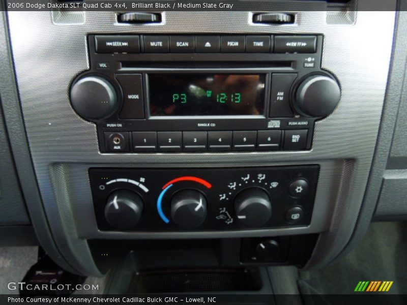 Brilliant Black / Medium Slate Gray 2006 Dodge Dakota SLT Quad Cab 4x4