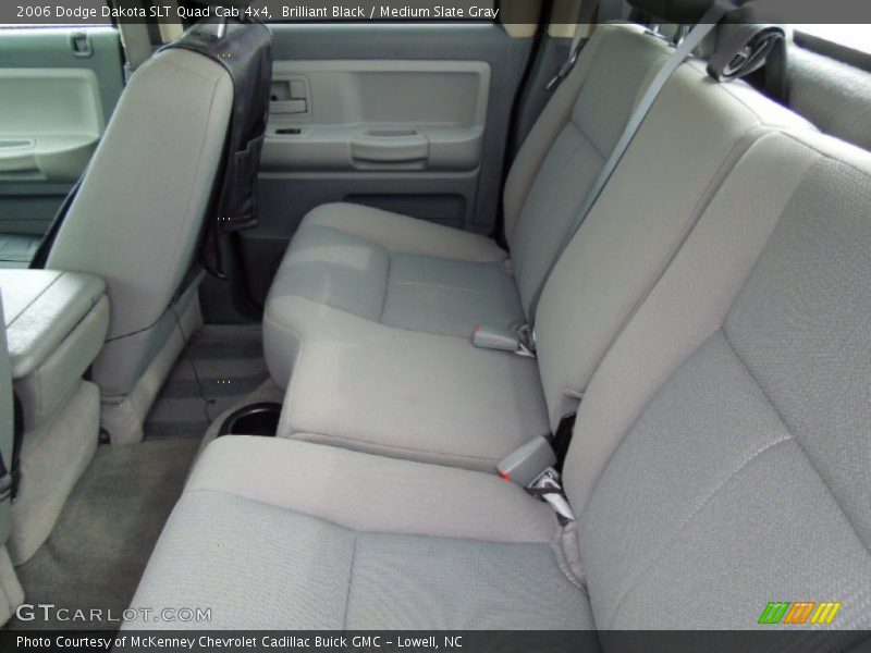 Brilliant Black / Medium Slate Gray 2006 Dodge Dakota SLT Quad Cab 4x4