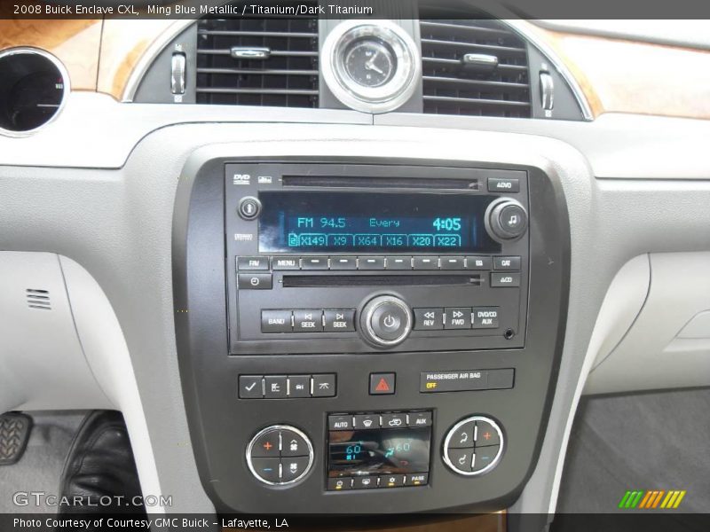 Ming Blue Metallic / Titanium/Dark Titanium 2008 Buick Enclave CXL