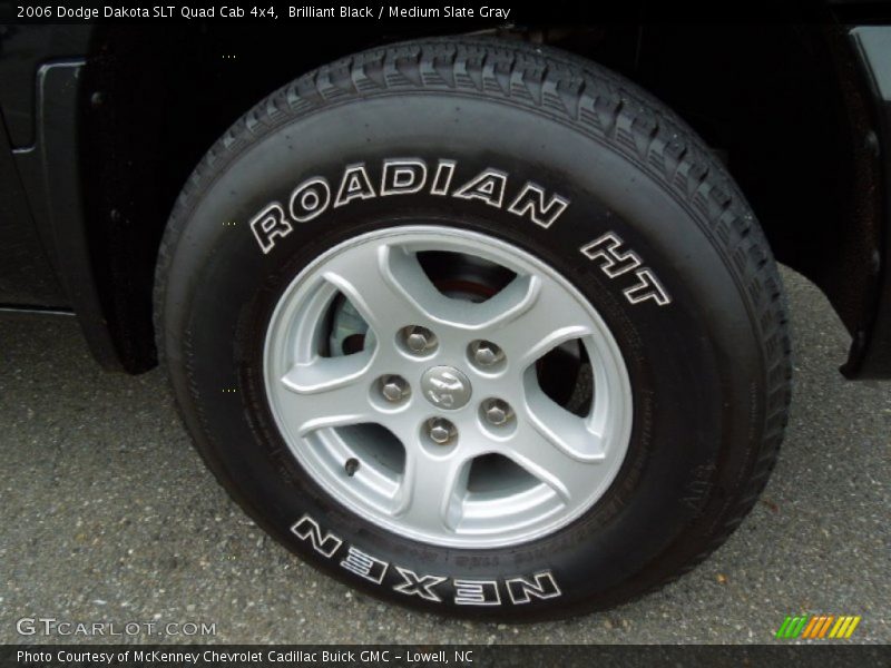 Brilliant Black / Medium Slate Gray 2006 Dodge Dakota SLT Quad Cab 4x4