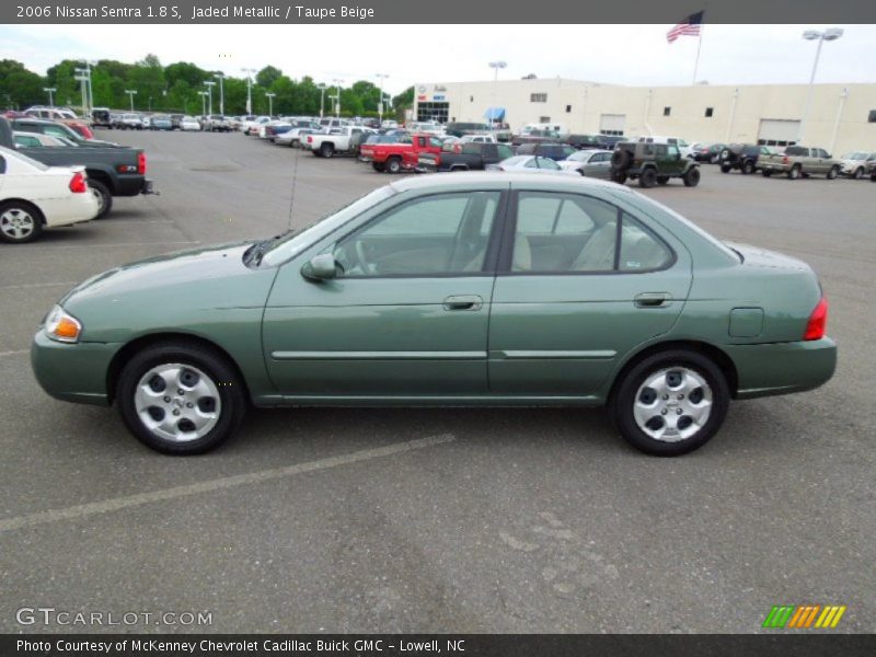 Jaded Metallic / Taupe Beige 2006 Nissan Sentra 1.8 S