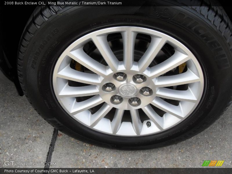 Ming Blue Metallic / Titanium/Dark Titanium 2008 Buick Enclave CXL