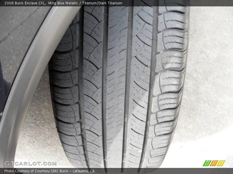 Ming Blue Metallic / Titanium/Dark Titanium 2008 Buick Enclave CXL