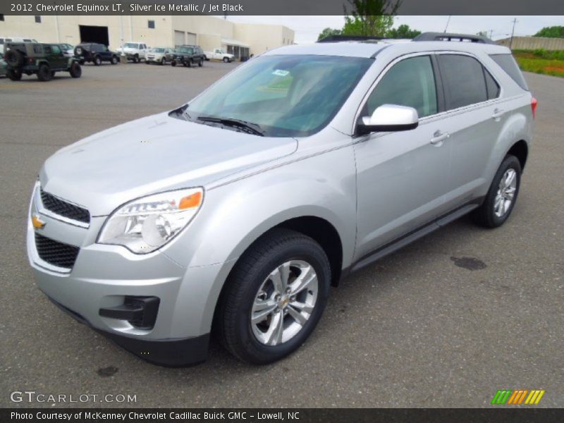 Silver Ice Metallic / Jet Black 2012 Chevrolet Equinox LT