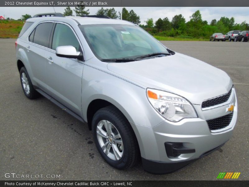 Silver Ice Metallic / Jet Black 2012 Chevrolet Equinox LT