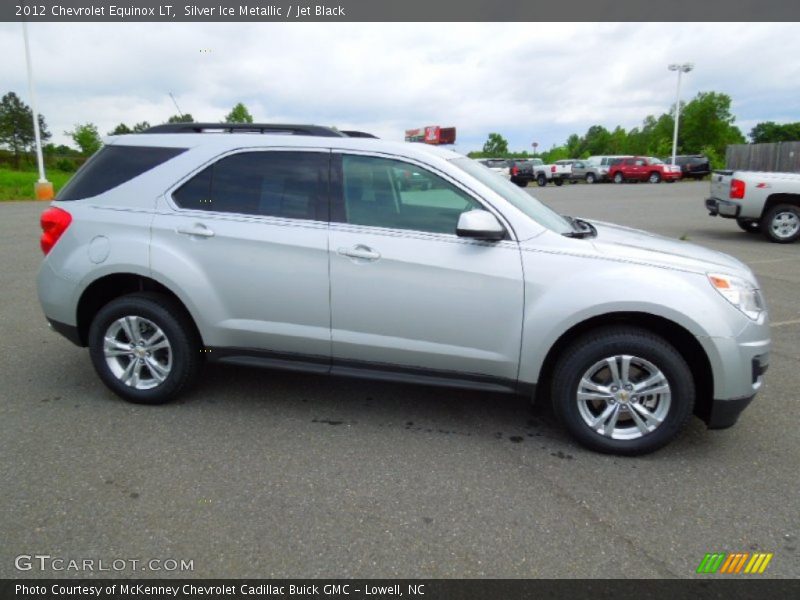 Silver Ice Metallic / Jet Black 2012 Chevrolet Equinox LT