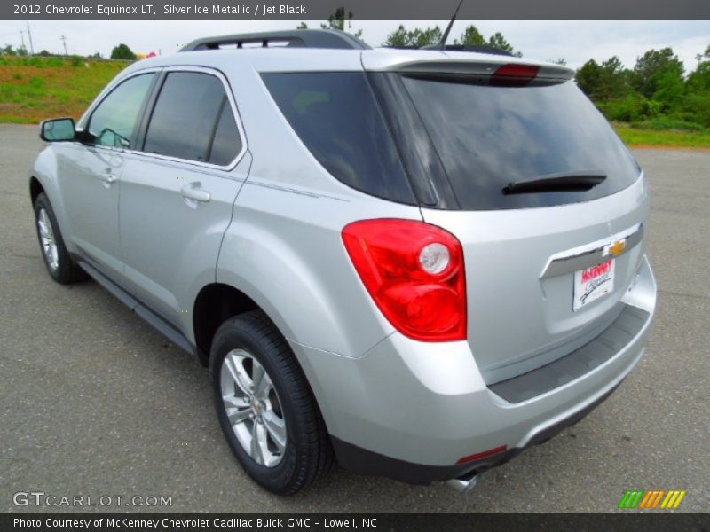 Silver Ice Metallic / Jet Black 2012 Chevrolet Equinox LT
