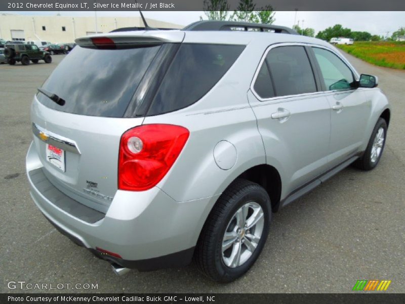 Silver Ice Metallic / Jet Black 2012 Chevrolet Equinox LT