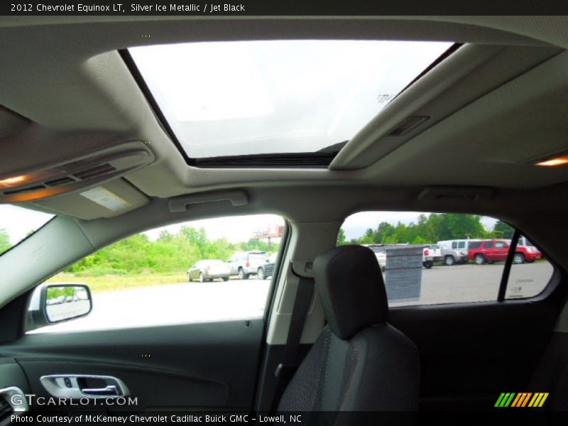 Silver Ice Metallic / Jet Black 2012 Chevrolet Equinox LT