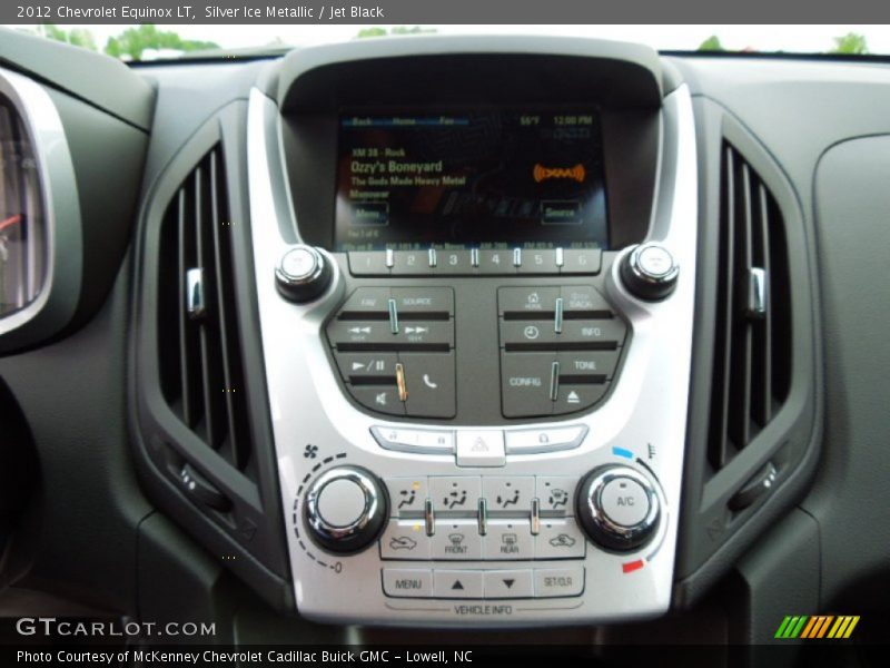 Silver Ice Metallic / Jet Black 2012 Chevrolet Equinox LT