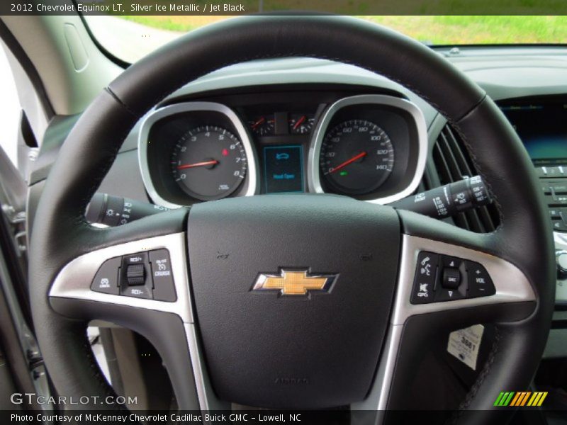 Silver Ice Metallic / Jet Black 2012 Chevrolet Equinox LT