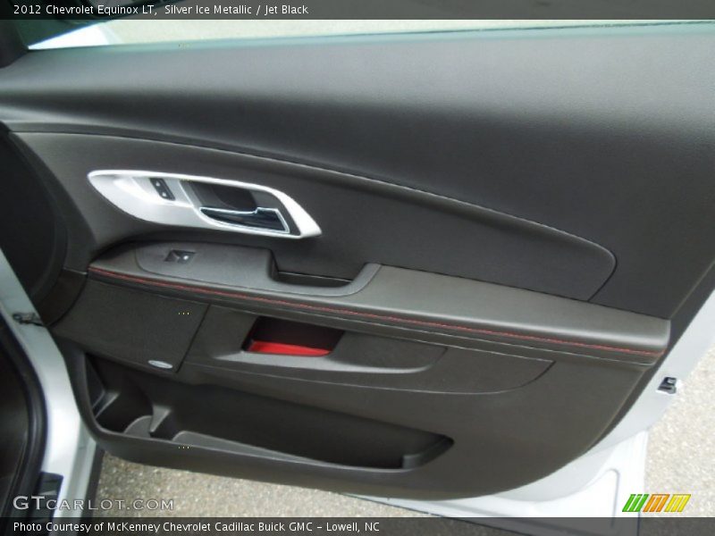 Silver Ice Metallic / Jet Black 2012 Chevrolet Equinox LT