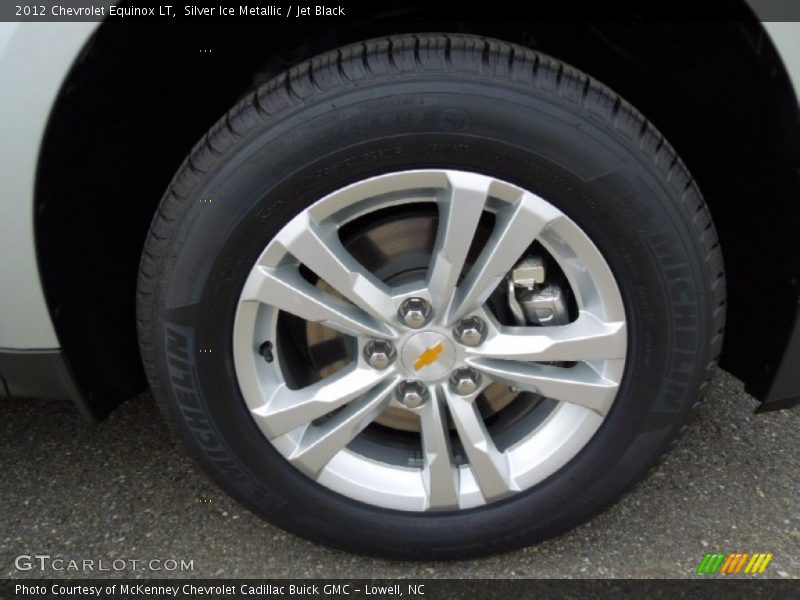 Silver Ice Metallic / Jet Black 2012 Chevrolet Equinox LT
