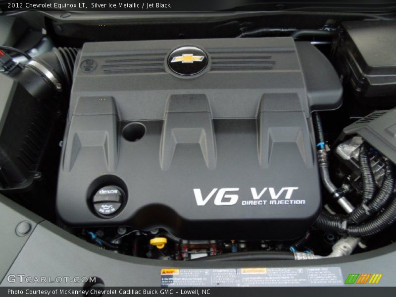 Silver Ice Metallic / Jet Black 2012 Chevrolet Equinox LT