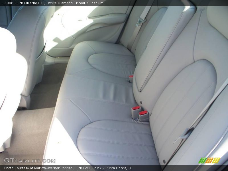 White Diamond Tricoat / Titanium 2008 Buick Lucerne CXL