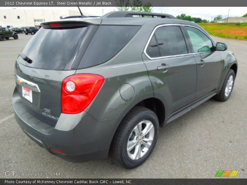 Steel Green Metallic / Jet Black 2012 Chevrolet Equinox LT