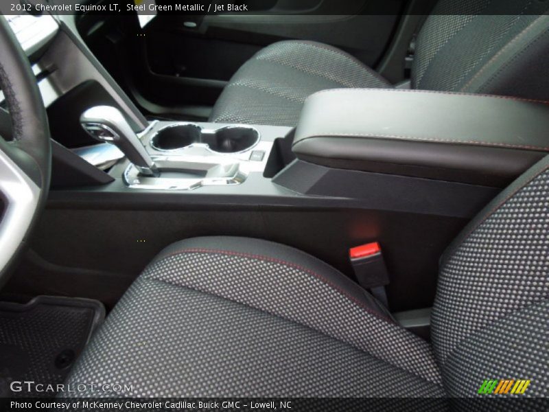 Steel Green Metallic / Jet Black 2012 Chevrolet Equinox LT