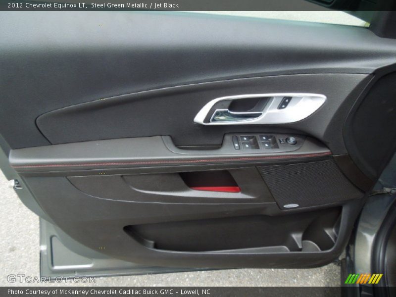 Steel Green Metallic / Jet Black 2012 Chevrolet Equinox LT