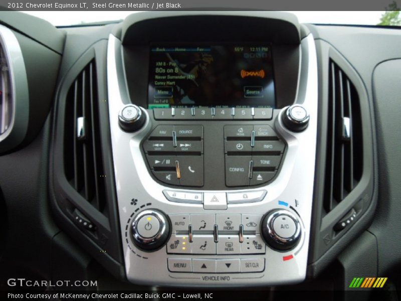 Steel Green Metallic / Jet Black 2012 Chevrolet Equinox LT